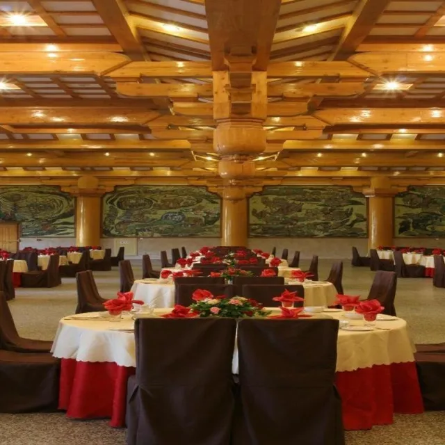 The Silk Road Dunhuang Hotel rooftop restaurant